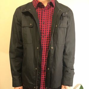 Marc New York black large wind classy jacket.